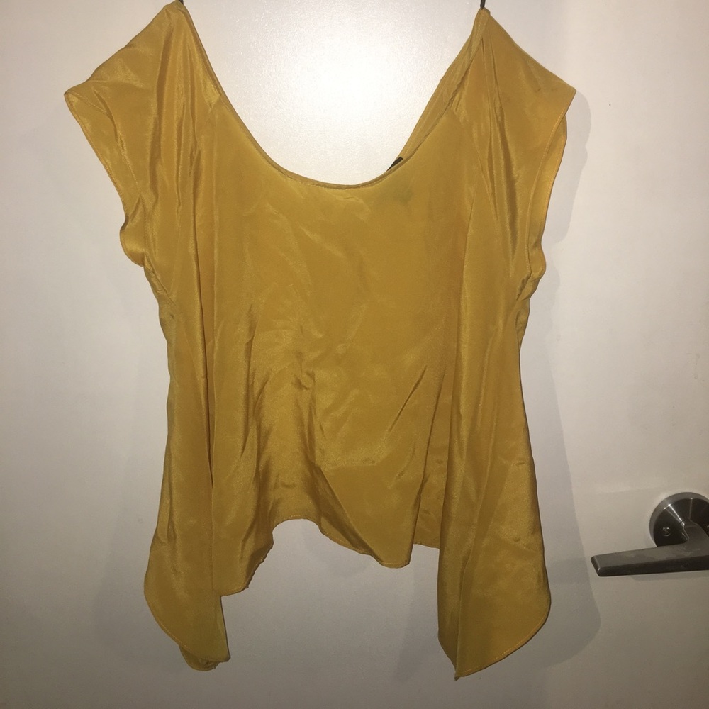 Bebe crop backless top